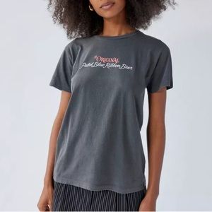 Pabst Blue Ribbon Beer Graphic Tee - Size M